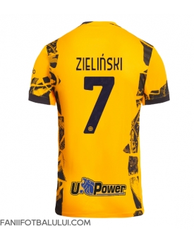 Inter Milan Piotr Zielinski #7 Tricou Fotbal Replică 2024-25 Barbati Treilea